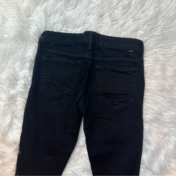 • MOTHER • The Looker Skinny Jeans A Model Spy Black - Picture 12 of 14